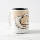 "Adorable kawaii bear ツートーンマグカップ (正面左)
