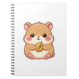 Adorable Kawaii Chibi Hamster ノートブック