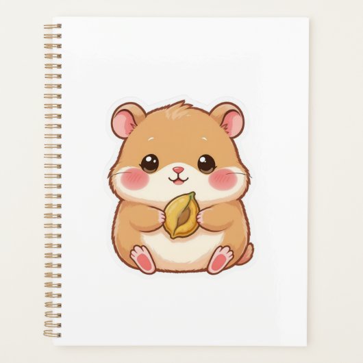 Adorable Kawaii Chibi Hamster プランナー手帳 (正面)