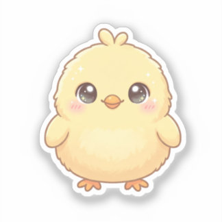 Adorable Kawaii Chick Sticker シール