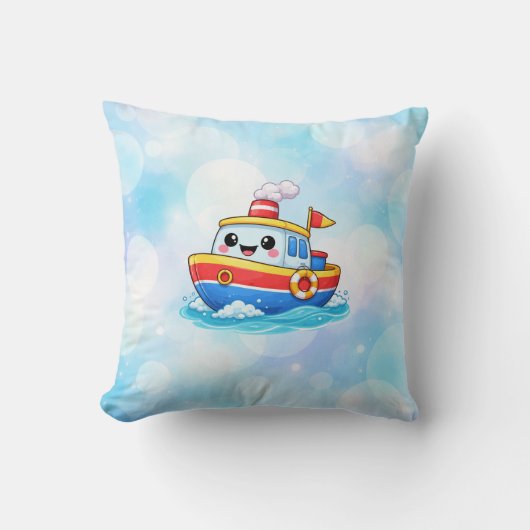 Adorable Kawaii Graphic Tee クッション (正面)