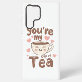 Adorable Kawaii Tea Cup of Love Samsung Galaxyケース (裏面)
