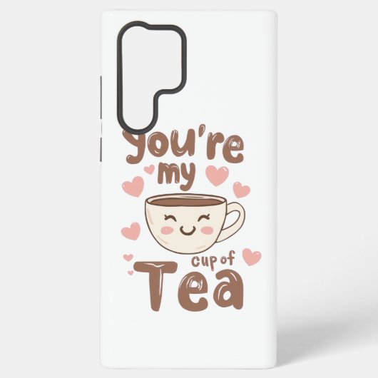 Adorable Kawaii Tea Cup of Love Samsung Galaxyケース (裏面)