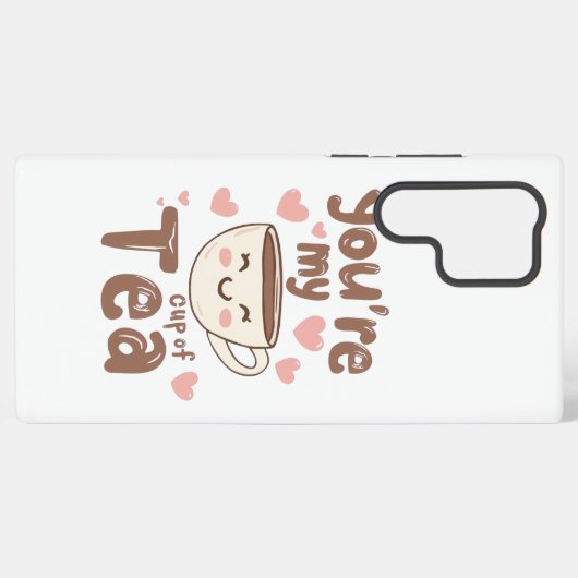 Adorable Kawaii Tea Cup of Love Samsung Galaxyケース (裏面横)