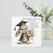 Adorable Kindergarten Graduate Bunny Illustration  シーズンカード (スタンド正面)