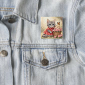adorable kitten button 缶バッジ (インサイチュ)