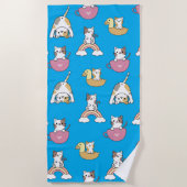 Adorable Kitty Cats ビーチタオル (正面)