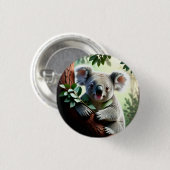 Adorable Koala Bear 缶バッジ (正面&裏面)