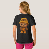 Adorable "Less But Better" Bear  Tシャツ (裏面フル)