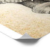 Adorable Letter To Daughter | Lovely Gift ポスター (角)