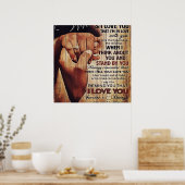 Adorable Letter To Wife, Lovely Gift, ポスター (キッチン)