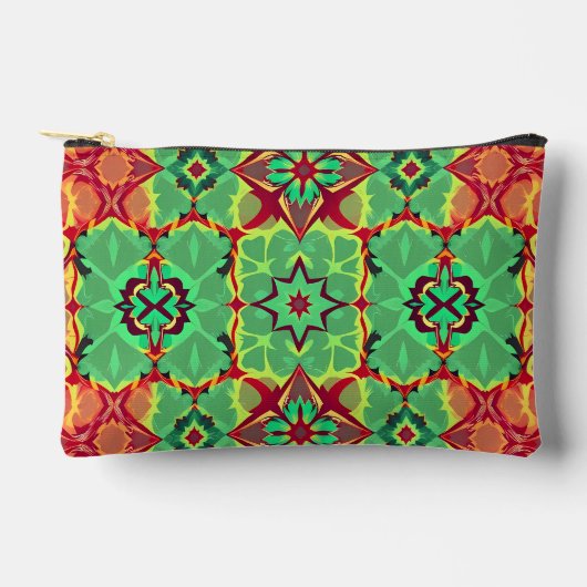 Adorable Lion Cub Sitting Portrait Illustration アクセサリーポーチ (正面)