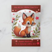 Adorable Little For Happy Birthday Card カード (内部)