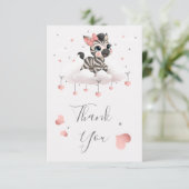 Adorable little zebra  サンキューカード (スタンド正面)