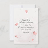 Adorable little zebra  サンキューカード (裏面)