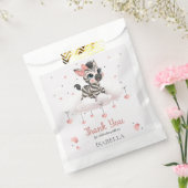 Adorable little zebra  フェイバーバッグ (封をした状態)