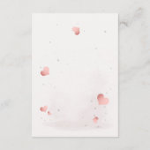 Adorable little zebra baby girl エンクロージャーカード (裏面)