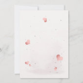 Adorable little zebra baby shower invitation 招待状 (裏面)