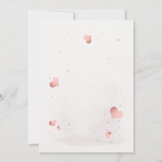 Adorable little zebra baby shower invitation 招待状 (裏面)