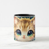 Adorable Magical Cat Mug & Pillow – Cute Fantasy  マグカップ (中央)