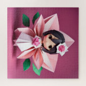 Adorable mariée en Origami ジグソーパズル (横)