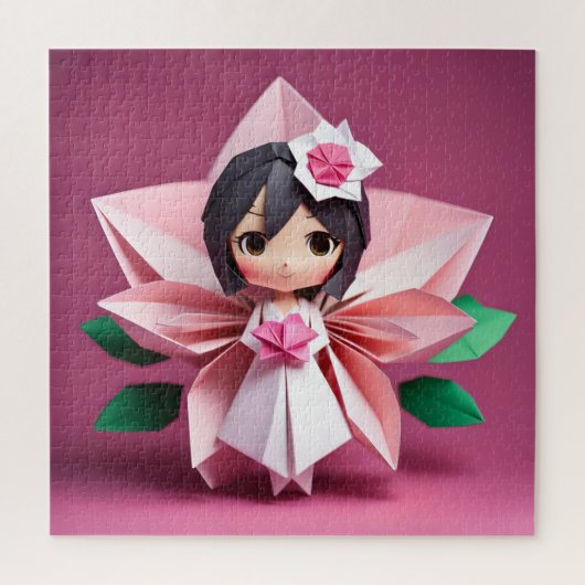 Adorable mariée en Origami ジグソーパズル (縦)