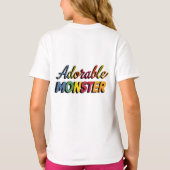 Adorable Monster Tシャツ (裏面)