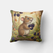 Adorable Mouse Forest Animals  クッション (裏面)