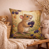 Adorable Mouse Forest Animals  クッション
