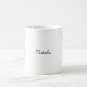 Adorable Mouse Girl in Winter Clothing Christmas コーヒーマグカップ (中央)