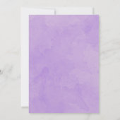 Adorable Owl Baby Shower Girl – It's a Girl' 招待状 (裏面)