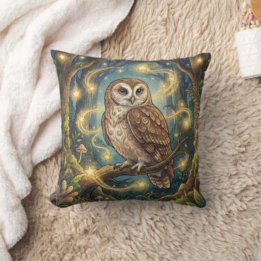 Adorable Owl Forest Animals  クッション (ブランケット)