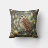 Adorable Owl Forest Animals  クッション (裏面)