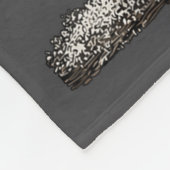 Adorable Owl With Santa Hat Snowy Winter Christmas フリースブランケット (角)