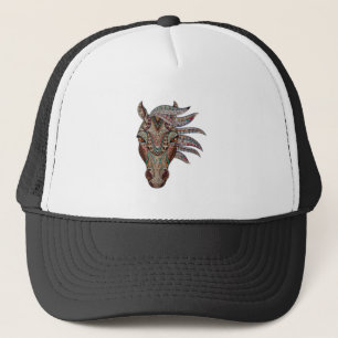 Adorable pfergekopf metallized horse head キャップ