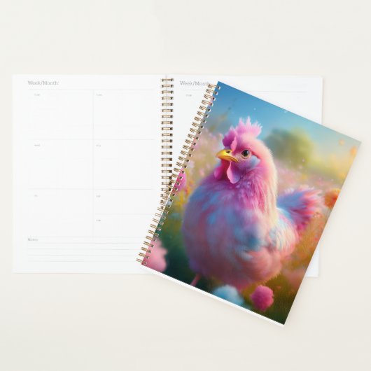 Adorable Pink Chicken Planner  プランナー手帳 (ディスプレー)