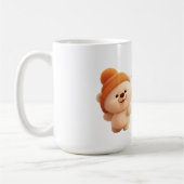 Adorable "Play Time" Chibi Bear Ceramic Mug コーヒーマグカップ (左)