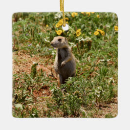 Adorable Prairie Dog セラミックオーナメント