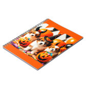 Adorable puppies halloween  ノートブック (左側)