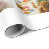 Adorable Puppies in Baby Clothes Unisex ラッピングペーパー (ロールコーナー)