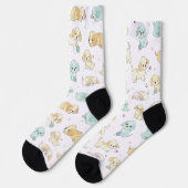 Adorable Puppy Crew Socks ソックス (左)