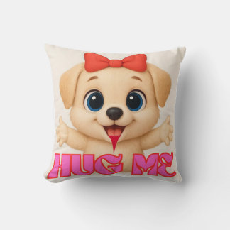 Adorable Puppy Pillow – Cute Cartoon Dog Home DCR クッション