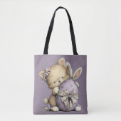 ADORABLE QUIRKY EASTER THEMED KITTENS トートバッグ (正面)