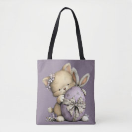 ADORABLE QUIRKY EASTER THEMED KITTENS トートバッグ