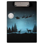 Adorable Reindeer At Night クリップボード (正面)