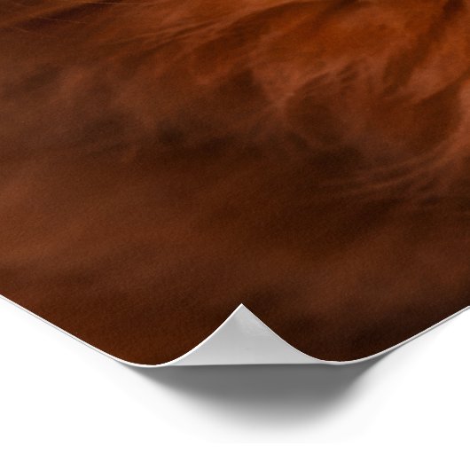 Adorable Ruby Cavalier Spaniel ポスター (角)