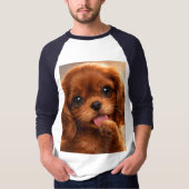 Adorable Ruby Cavalier Spaniel Tシャツ (正面)