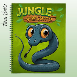 Adorable Serpent Woodland Wildlife Animal Snake 🐍 ノートブック