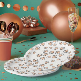 Adorable Sheep Face Paper Plate ペーパープレート