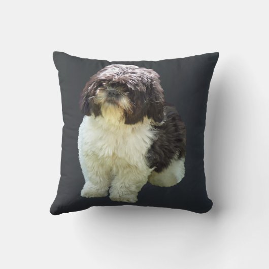 Adorable Shih Tzu Puppy クッション (裏面)